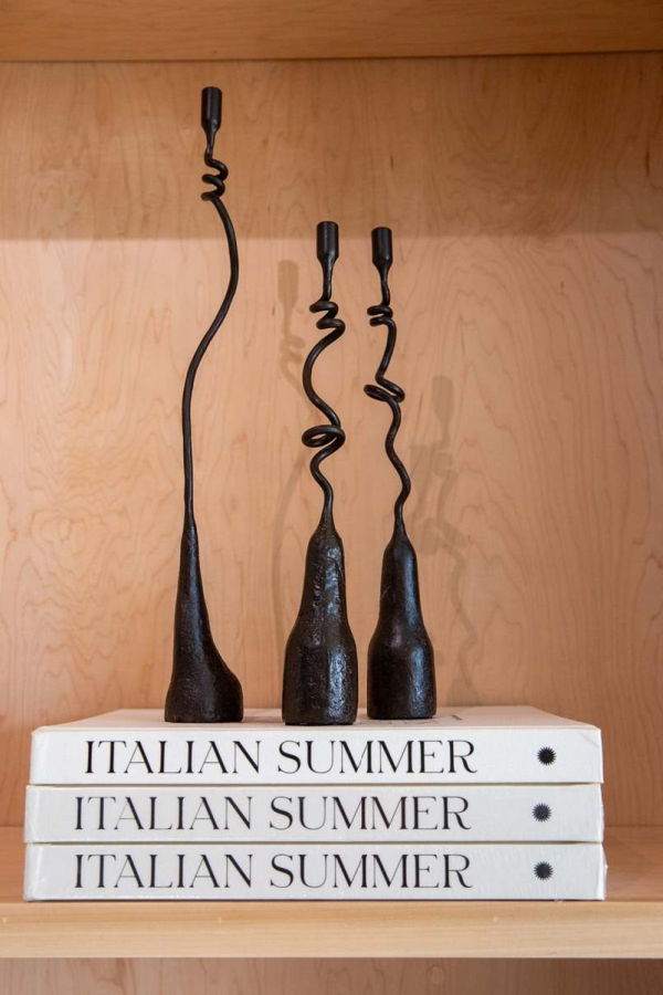 Maison Avenir Avenir Lumiere Iron Hand Forged Candlestick 20" Candlestick