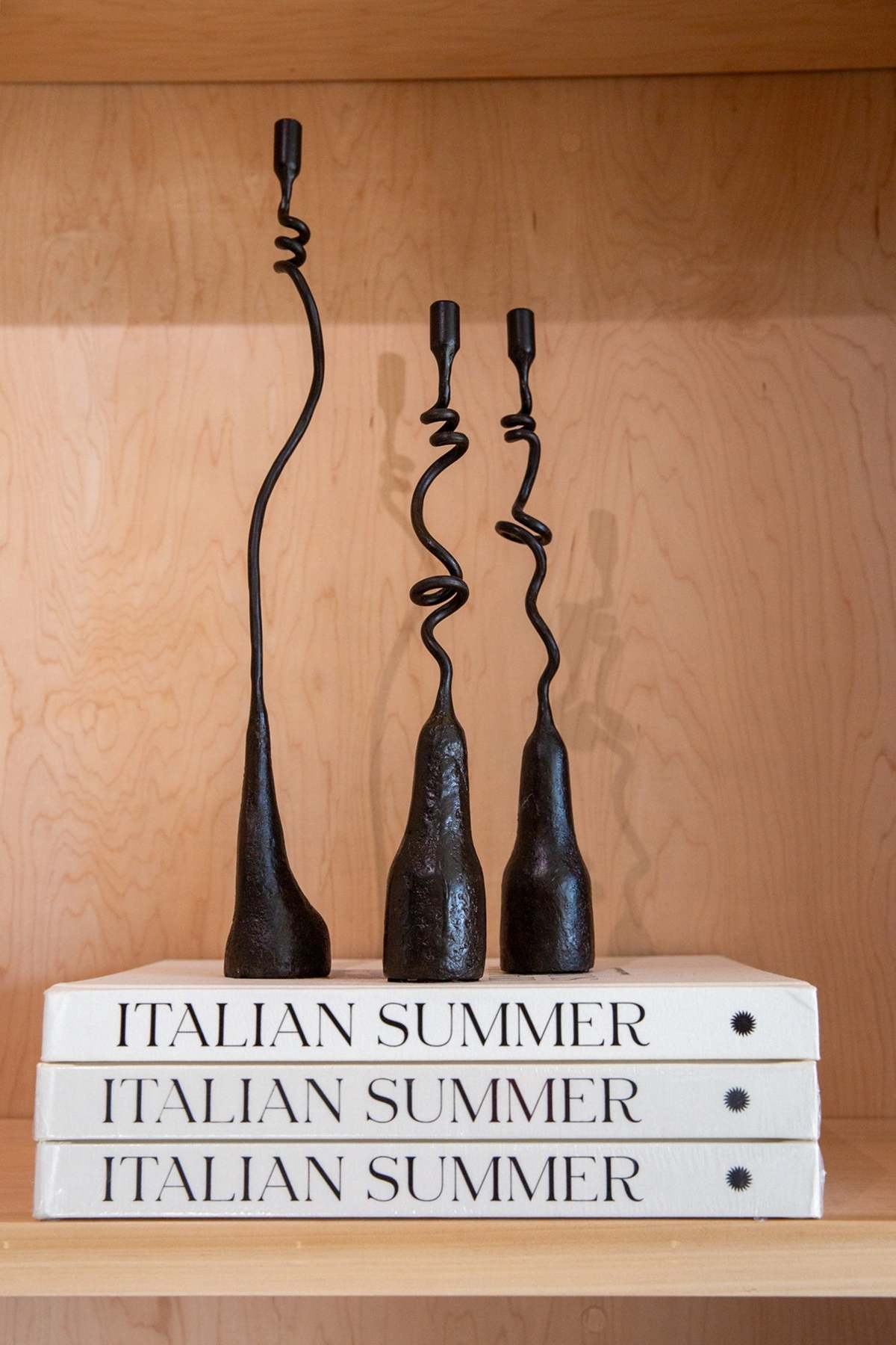 Maison Avenir Avenir Lumiere Iron Hand Forged Candlestick 20" Candlestick - Image 1 of 7