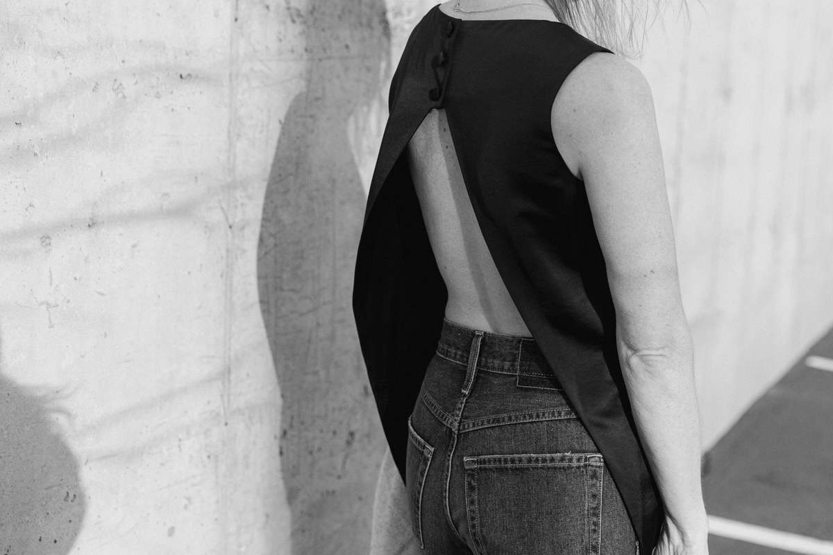 House of Dagmar Open Back Satin Top - Image 7 of 7