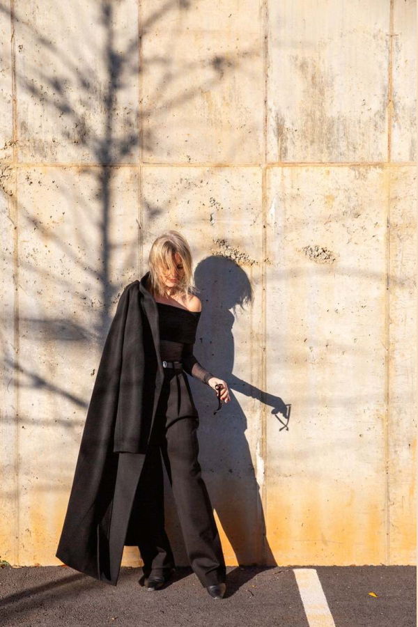 House of Dagmar Relaxed Wool Coat