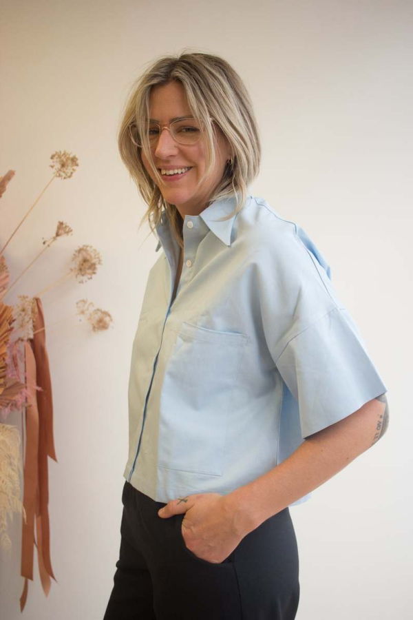 Meg by Megan Kinney Petite Chemise Blouse