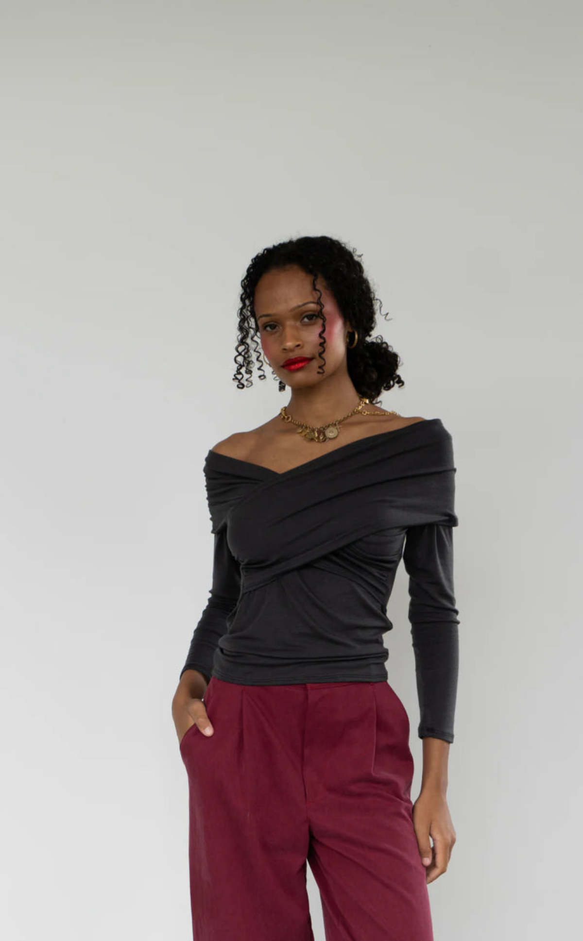 Rightful Owner Shawl Blouse - Image 5 of 9