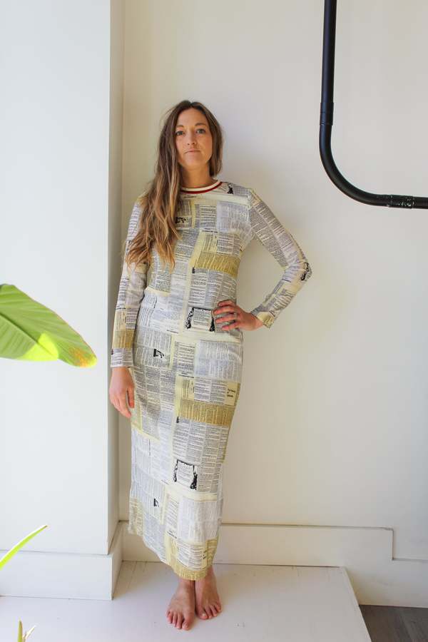 Rachel Comey Alma Dress - Personals Print (Yellow)