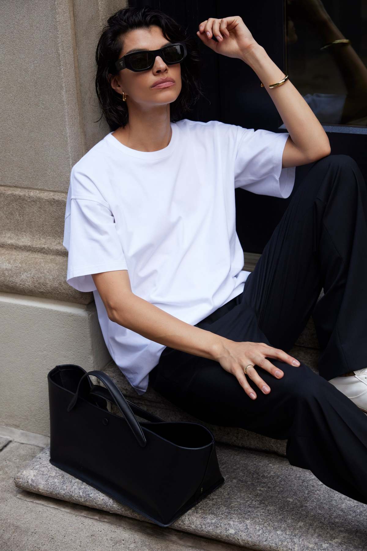 soldout.nyc The Oversized Tee - White - Image 5 of 8