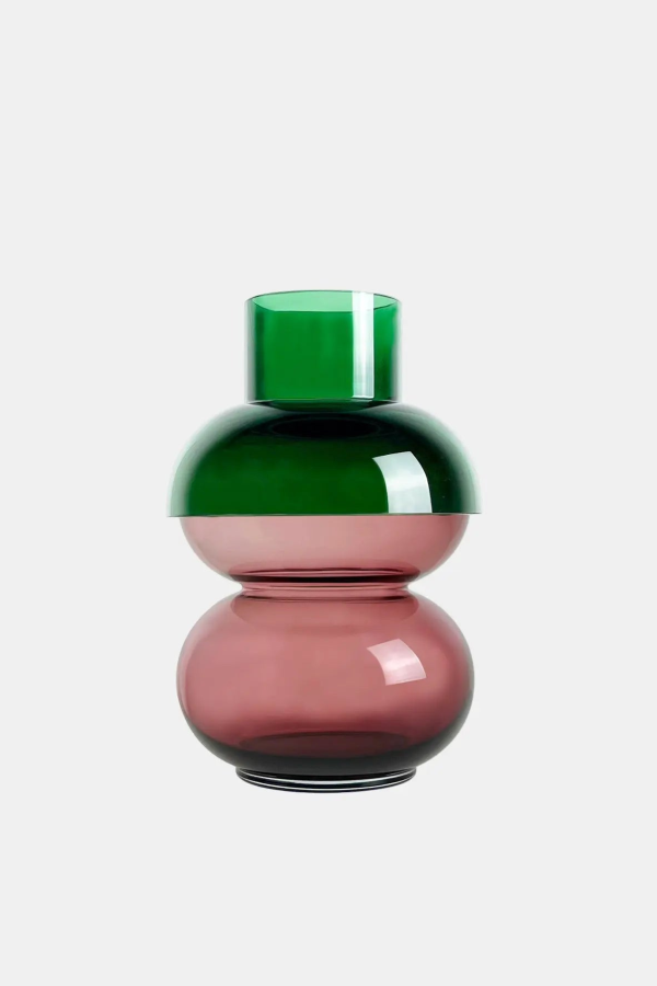 Cloudnola Green Pink Medium Bubble Vase