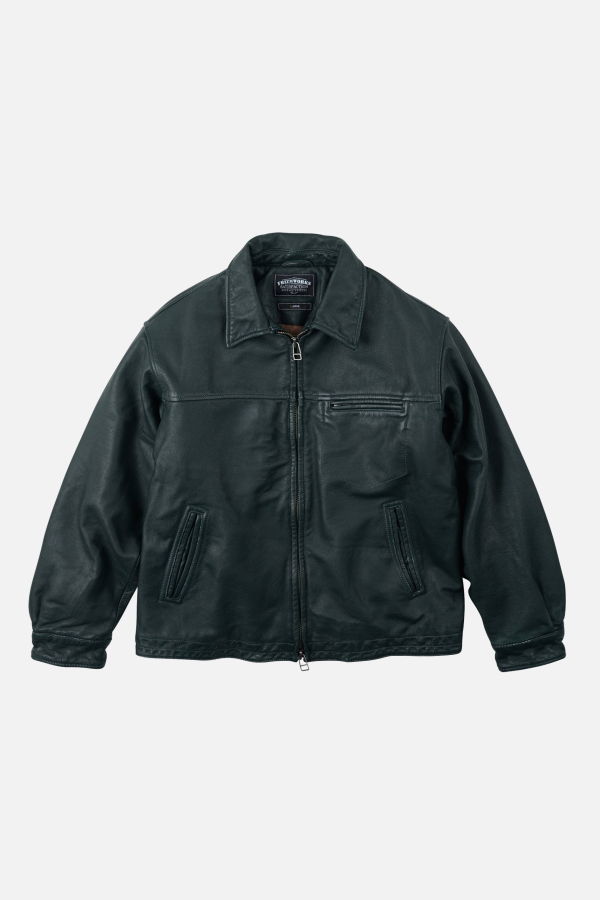 FRIZMWORKS Destroyed Cowhide Leather Jacket