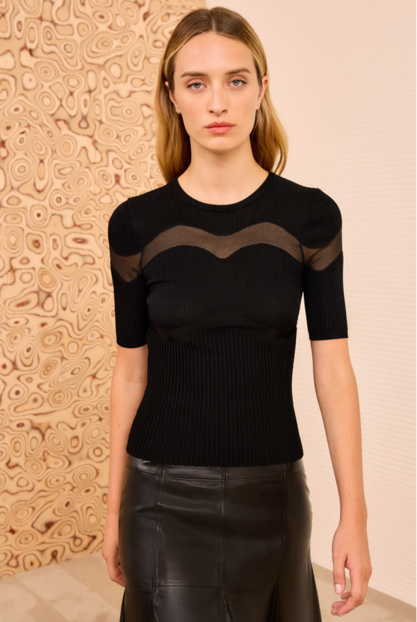 Ulla Johnson Ayla Short Sleeve Top