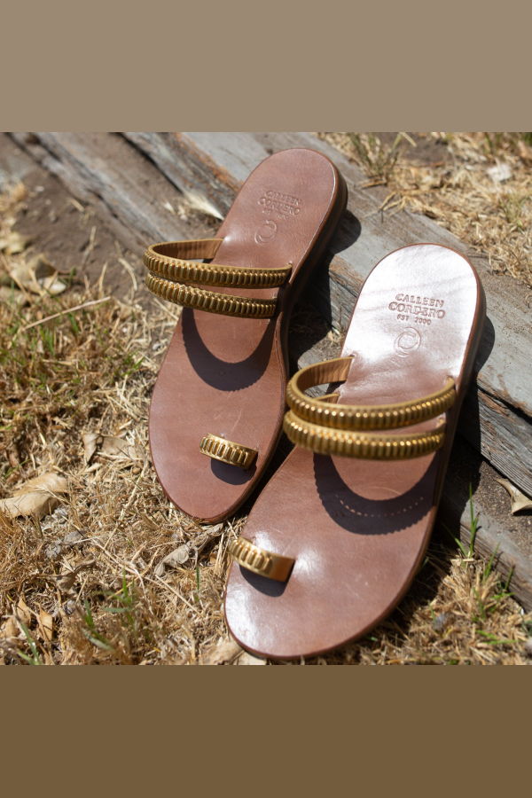 Calleen Cordero Designs Sumi Sandal - Neo Gold