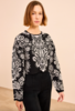 Ulla Johnson Elisa Long Sleeve Jacquard Pullover - Thumbnail 1