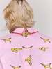 Marni Pink Gummy Poplin Cotton Ravens Shirt - Thumbnail 2