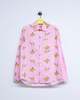 Marni Pink Gummy Poplin Cotton Ravens Shirt - Thumbnail 7