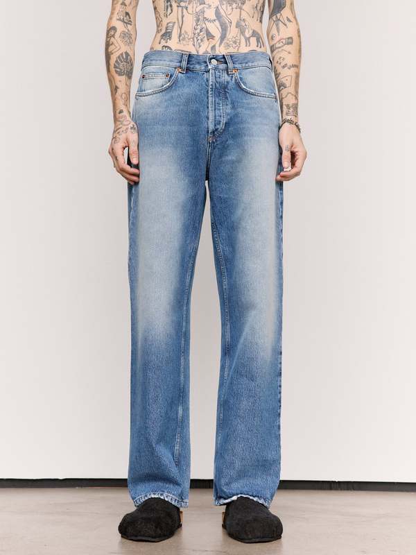Magliano Sky Ice Cotton Flattone Denim Jeans