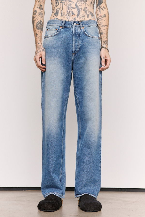 Magliano Sky Ice Cotton Flattone Denim Jeans