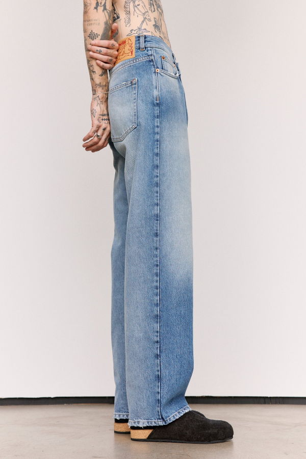 Magliano Sky Ice Cotton Flattone Denim Jeans