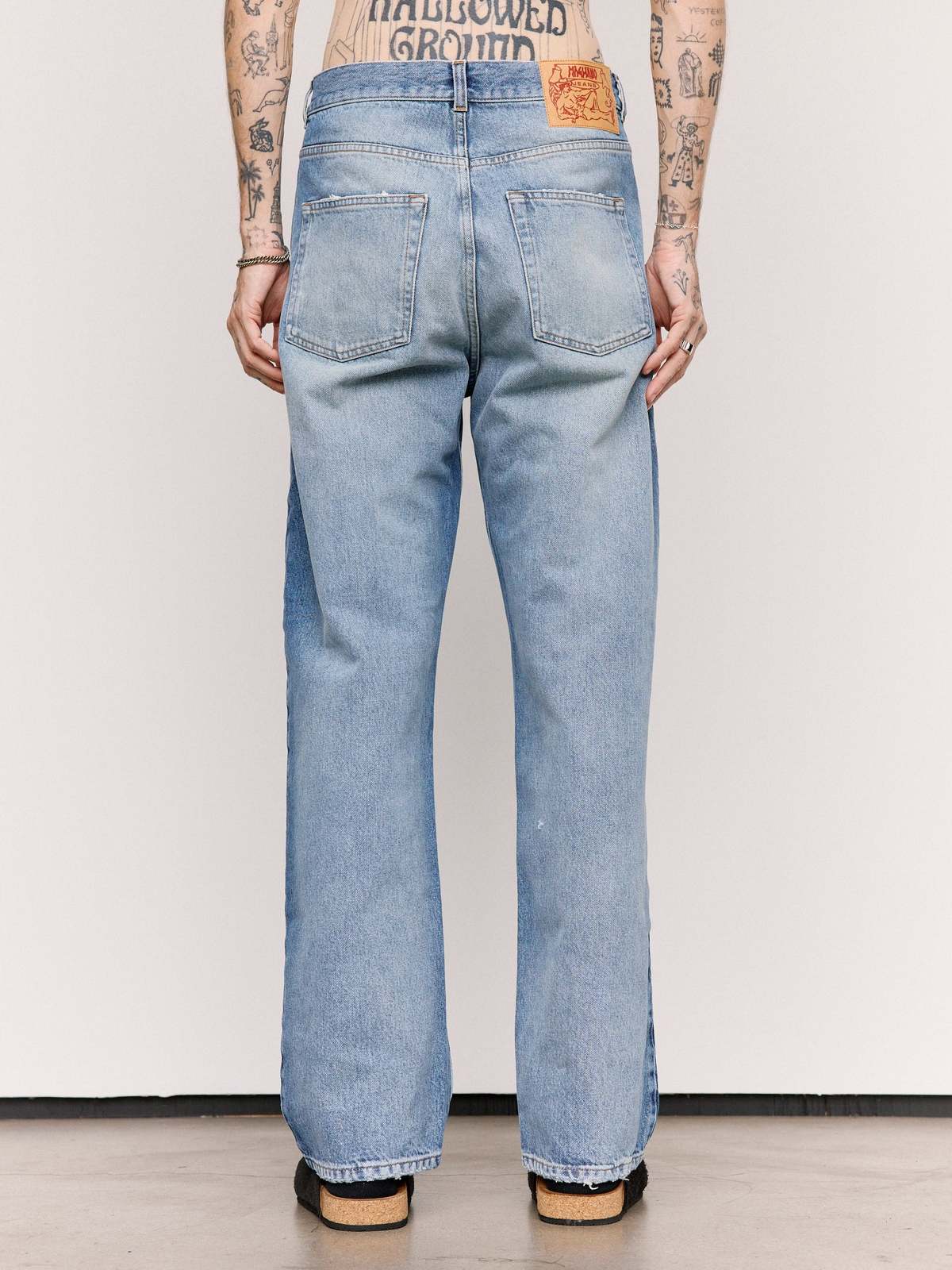 Magliano Sky Ice Cotton Flattone Denim Jeans - Image 3 of 8