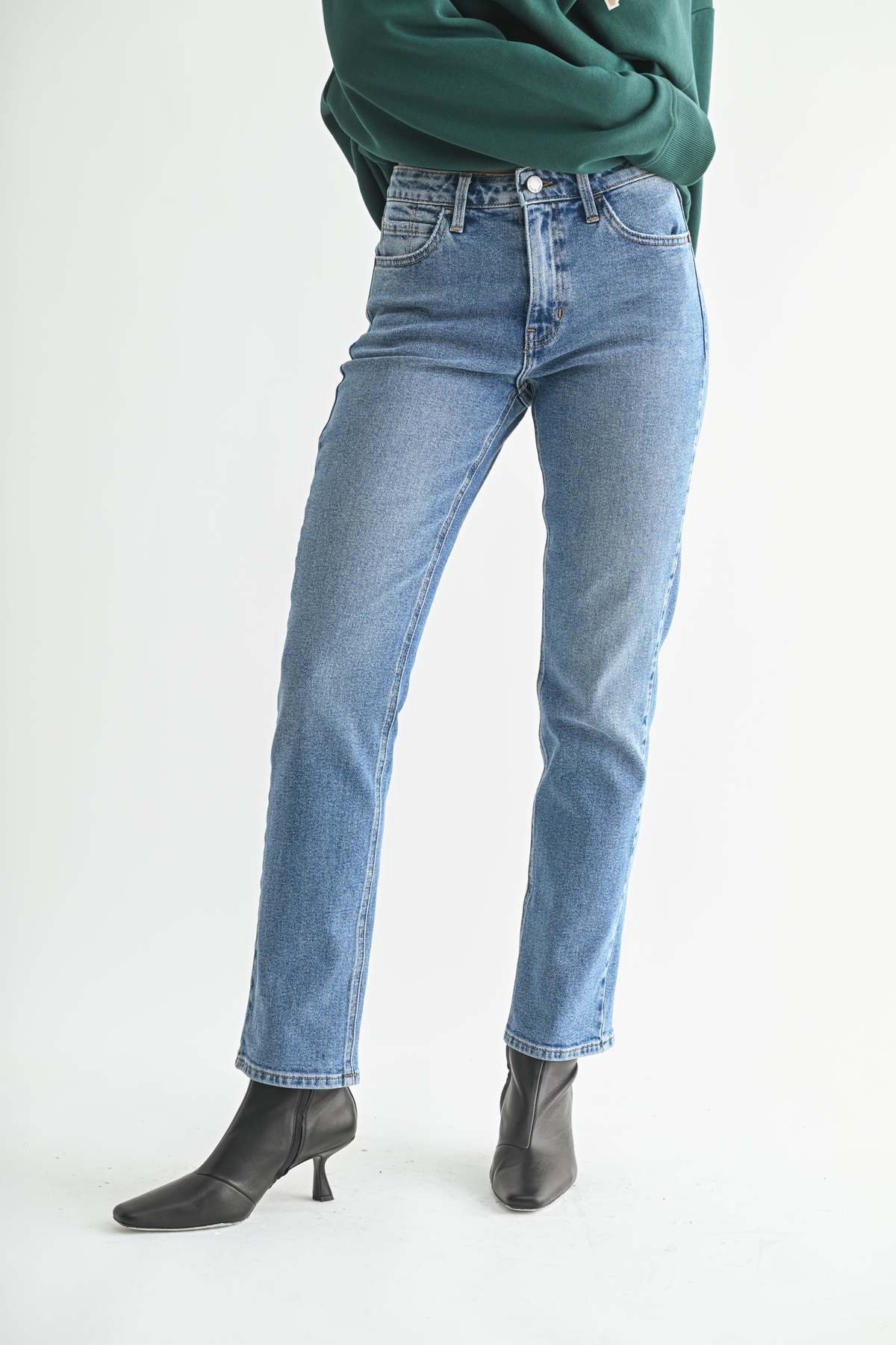 Just Black Denim The Skinny Pencil Jean Jeans - Medium Denim - Image 4 of 7