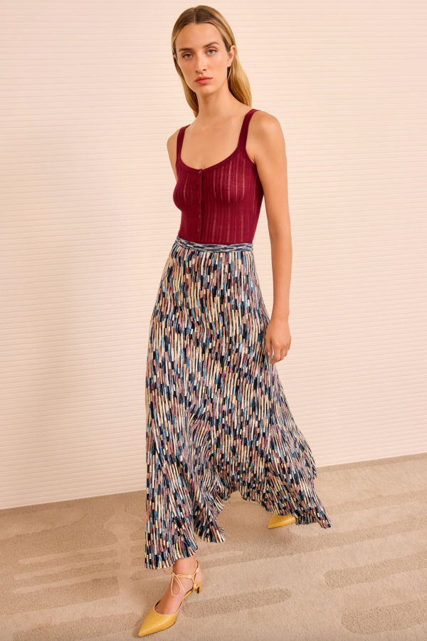 Ulla Johnson Marceline Multicolor Long Skirt Skirt