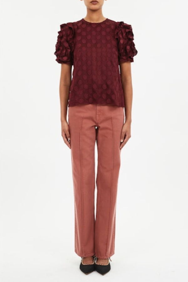 Ulla Johnson Opal Puff Sleeve Top