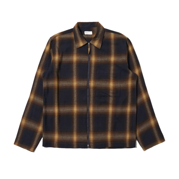 Universal Works Canyon Check Zip Shirt