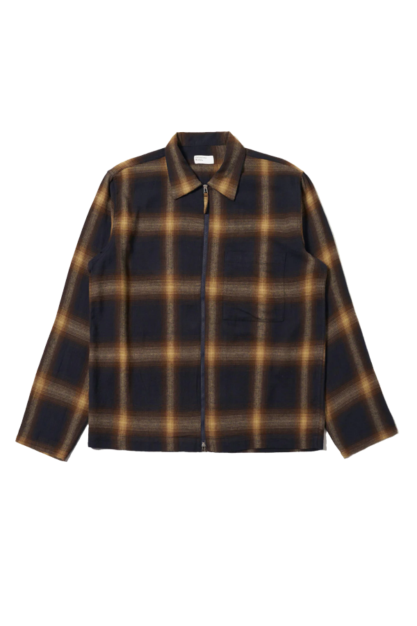 Universal Works Canyon Check Zip Shirt