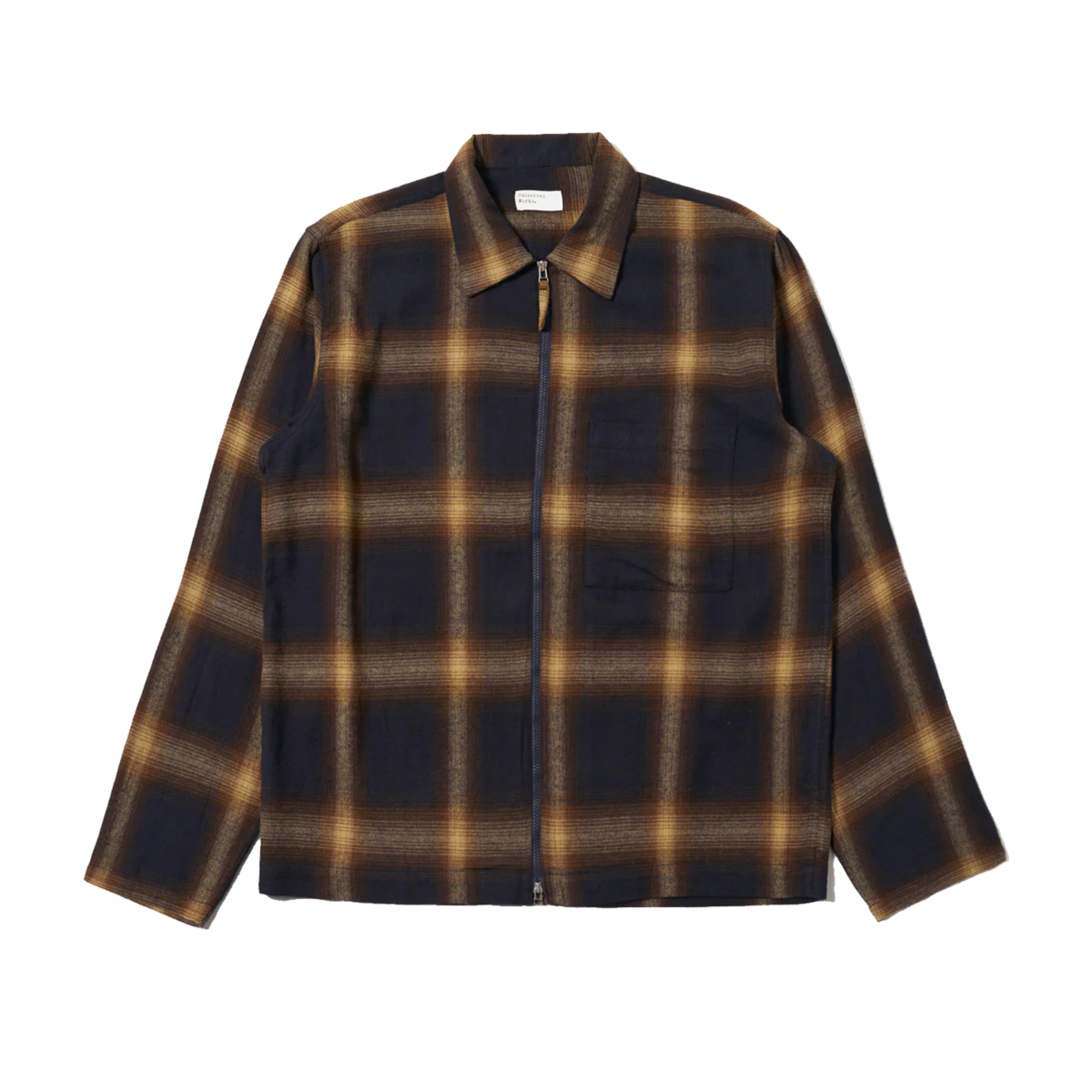 Universal Works Canyon Check Zip Shirt - Image 1 of 3