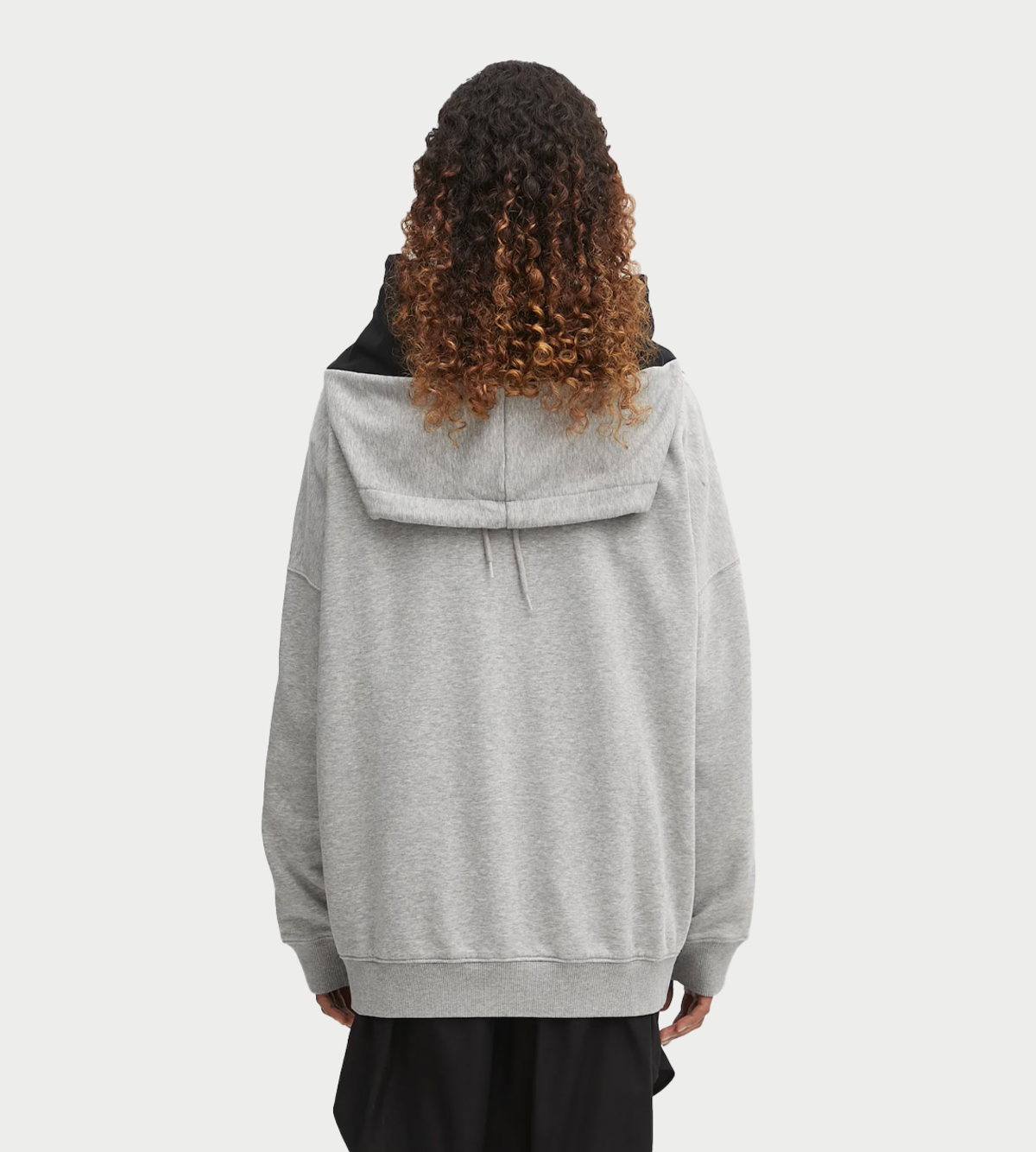 MM6 Maison Margiela Two Tone Zipped Hoodie - Image 3 of 8