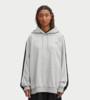 MM6 Maison Margiela Two Tone Zipped Hoodie - Thumbnail 4