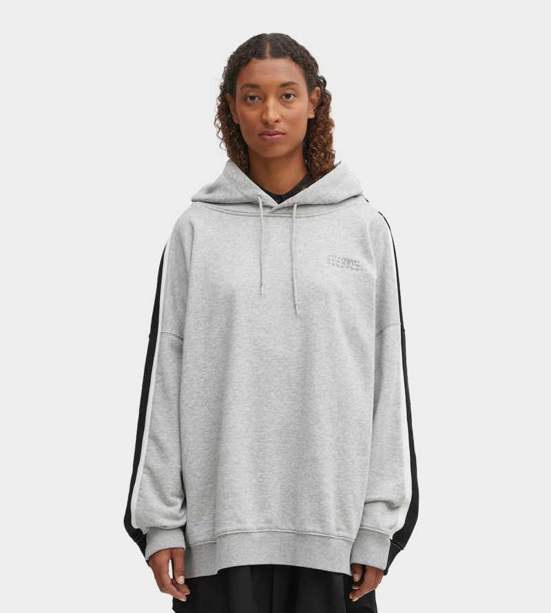 MM6 Maison Margiela Two Tone Zipped Hoodie