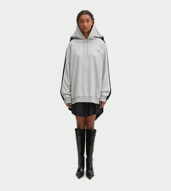 MM6 Maison Margiela Two Tone Zipped Hoodie