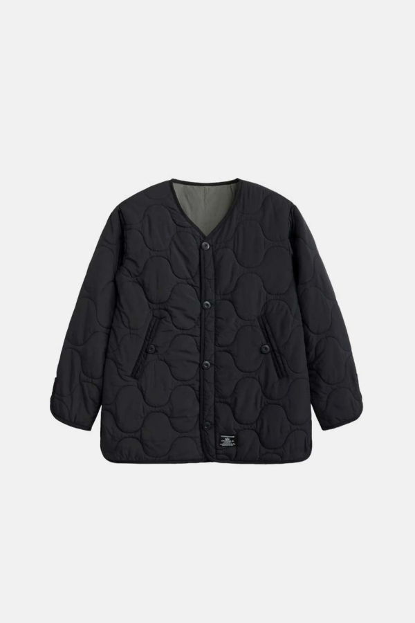 Alpha Industries ALS/92 Mod Reversible Liner Quilted Jacket - Black