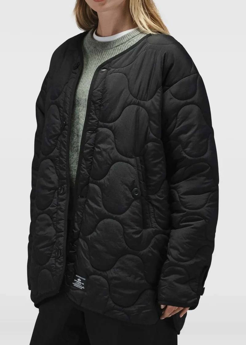 AlphaIndustries ALS/92 Mod Reversible Liner Quilted Jacket - Black