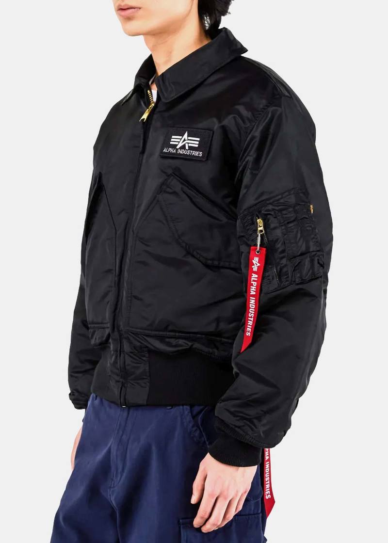 AlphaIndustries Cwu 45/P Flight Jacket - Black