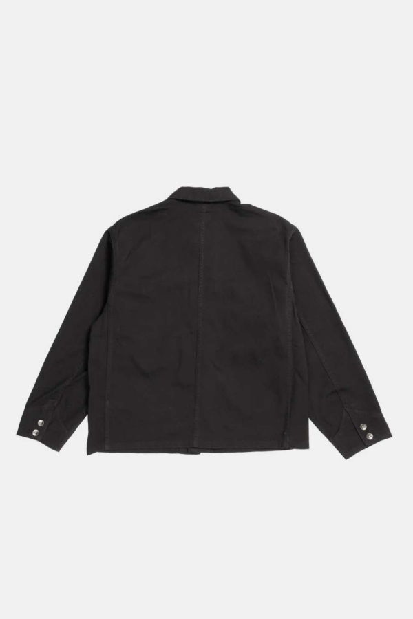 Alpha Industries Logo-Patch Shirt Jacket - Black