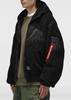 Alpha Industries Long-Sleeve Sherpa Onion-Quilted Jacket - Black - Thumbnail 3