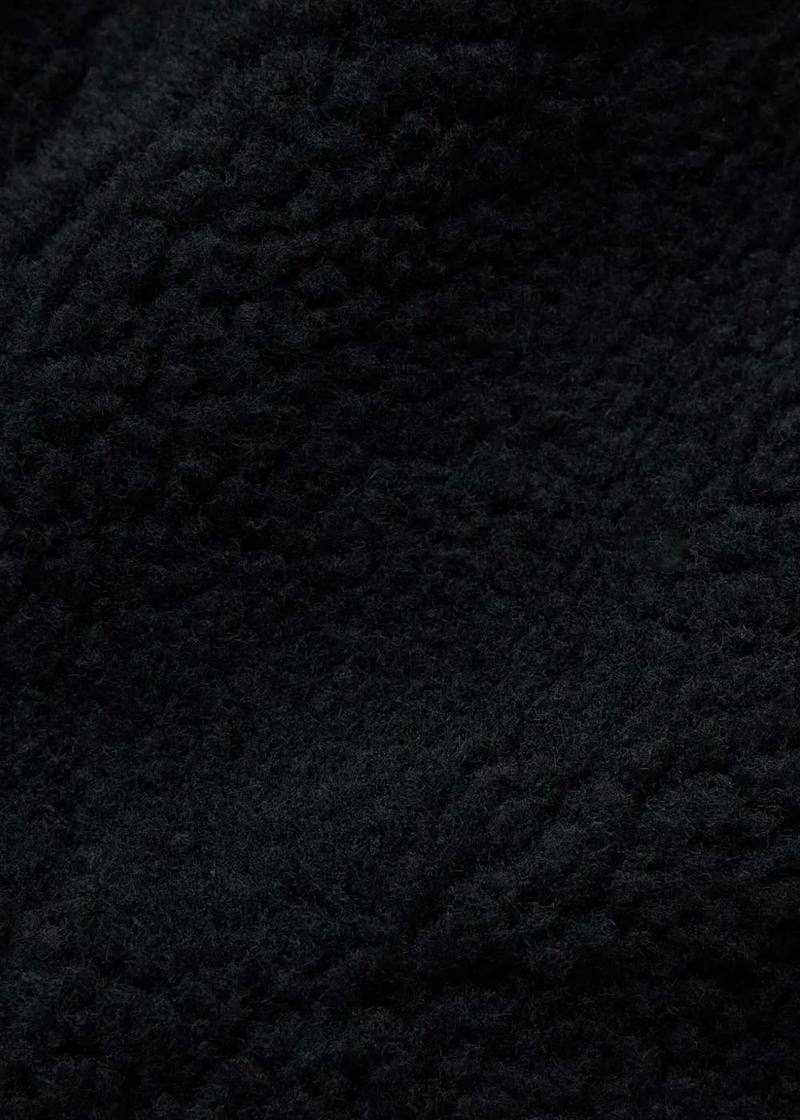 Alpha Industries Long-Sleeve Sherpa Onion-Quilted Jacket - Black