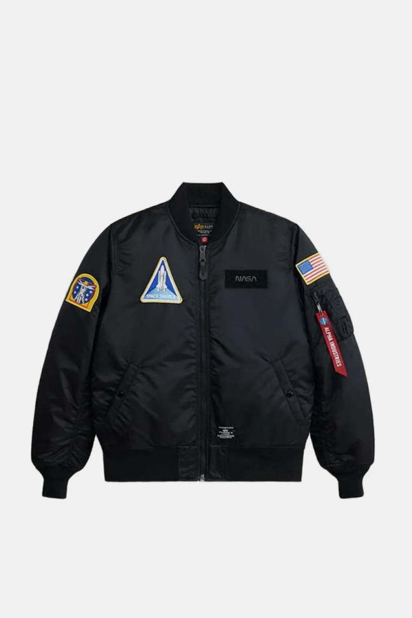 Alpha Industries Ma-1 NASA-Patched Jacket - Black