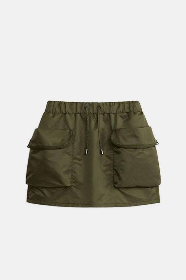 Alpha Industries Drawstring Pocket Mini Skirt - Green
