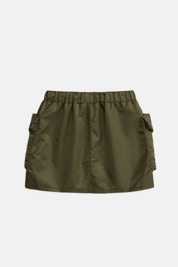 Alpha Industries Drawstring Pocket Mini Skirt - Green