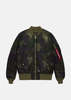 Alpha Industries MA-1 Camouflage Zip Jacket - Olive Rd Camo - Thumbnail 1