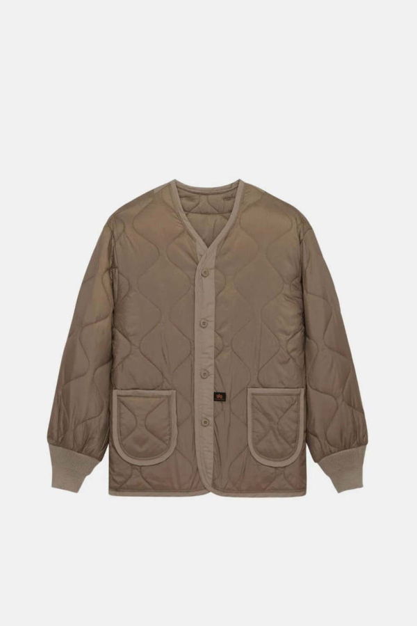 Alpha Industries Als/92 Onion-Quilted Jacket - Vintage Khaki