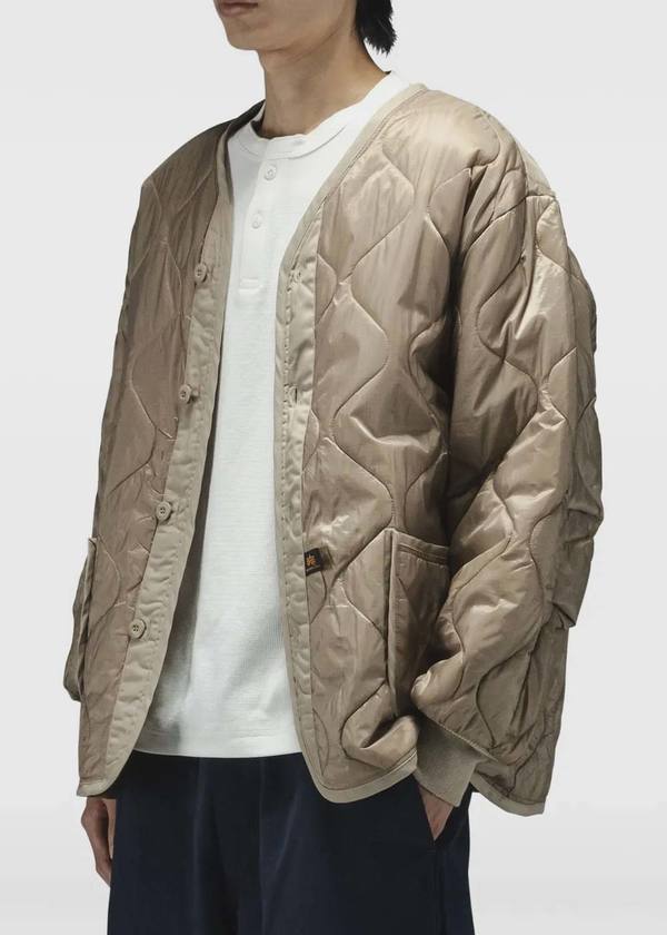 AlphaIndustries Als/92 Onion-Quilted Jacket - Vintage Khaki
