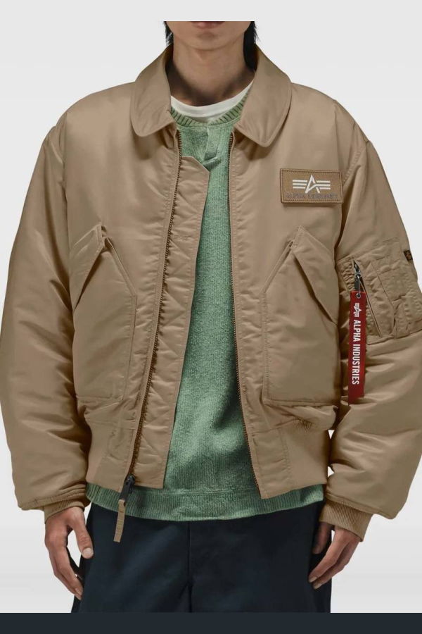 Alpha Industries CWU 45/P Bomber Jacket - Vintage Khaki