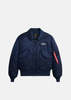 Alpha Industries Cwu 45/P Bomber Jacket - Replica Blue - Thumbnail 1