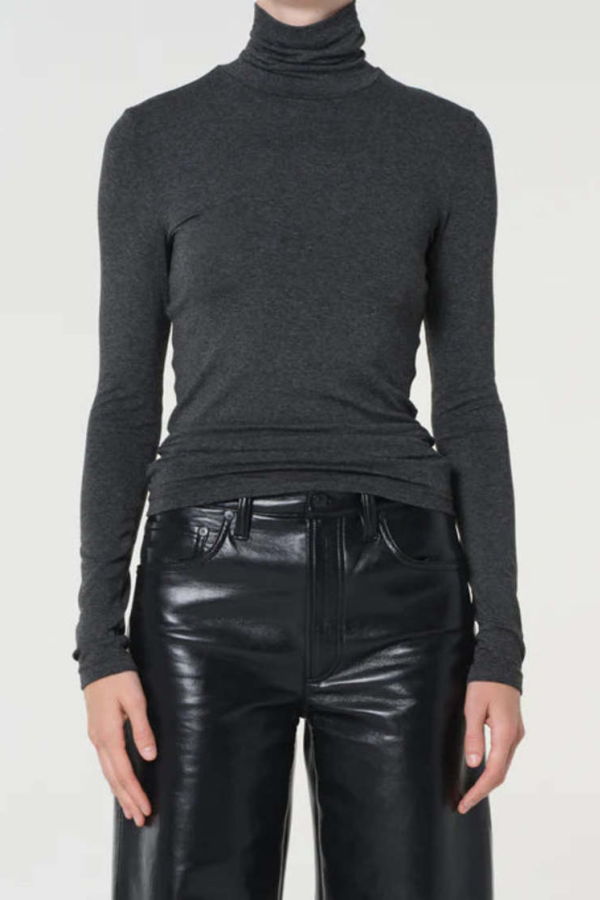 AGOLDE Pascale Turtleneck - Charcoal