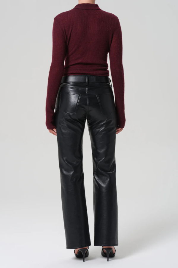 Citizens of Humanity Genova Leather Pant - Black