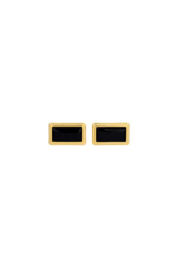 Heaven Mayhem Archer Rectangle Stud Earrings
