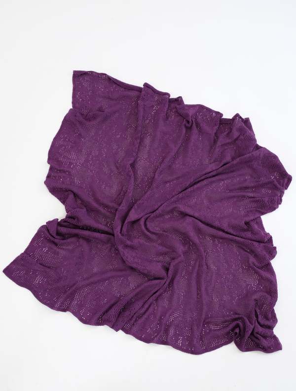 Beklina Merino Knit Lace Scarf