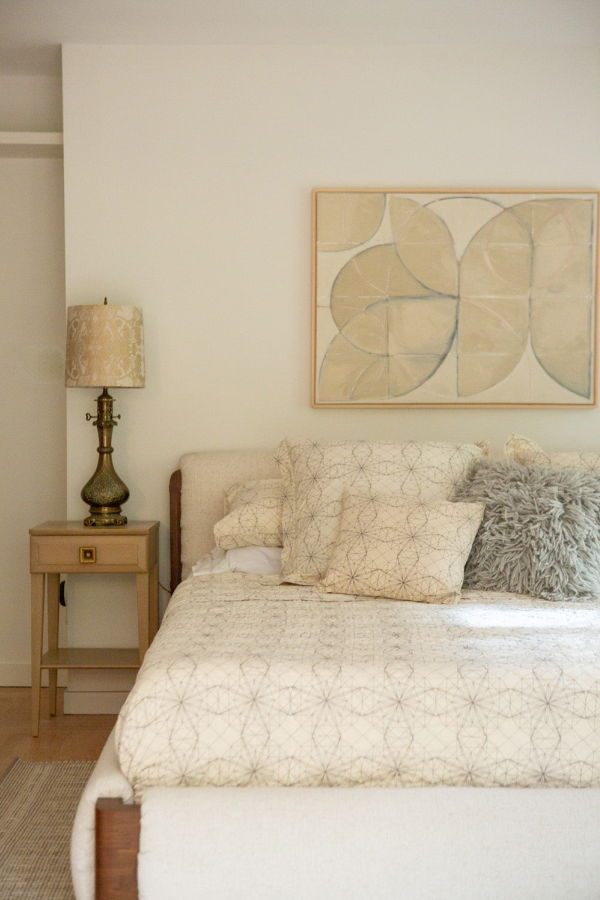 Erica Tanov Cotton Hand-Stitched Quilt In Lena Wolff 'Drawn Star' Quilt