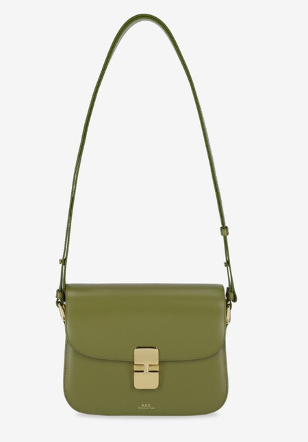 A.P.C. Sac Demi Lune Mini - Raffia Black | Garmentory