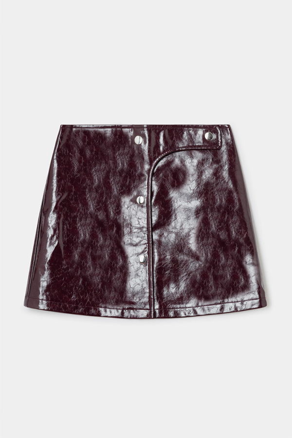 LAAGAM Lena Short Skirt - Plum